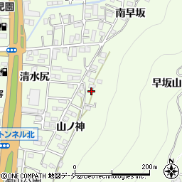 福島県福島市御山山ノ神2-2周辺の地図