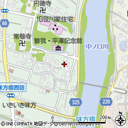 新潟県新潟市南区味方35-2周辺の地図