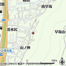 福島県福島市御山山ノ神2周辺の地図