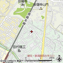 新潟県新潟市秋葉区朝日30周辺の地図