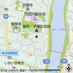 新潟県新潟市南区味方34周辺の地図