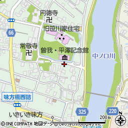 新潟県新潟市南区味方40-3周辺の地図