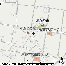 福島県福島市岡部倉ノ内周辺の地図
