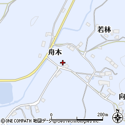 福島県伊達市保原町富沢舟木20周辺の地図
