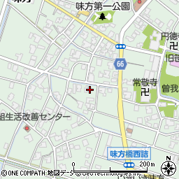 新潟県新潟市南区味方118周辺の地図