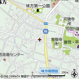 新潟県新潟市南区味方343周辺の地図