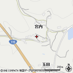 福島県伊達市霊山町掛田宮内63周辺の地図