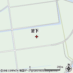福島県相馬市柏崎釜下周辺の地図
