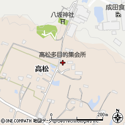 高松多目的集会所周辺の地図