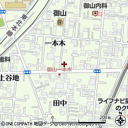 福島県福島市御山一本木77-1周辺の地図