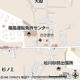 福島県福島市町庭坂大原1周辺の地図