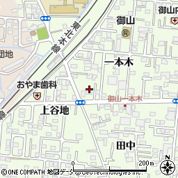 福島県福島市御山一本木68-4周辺の地図