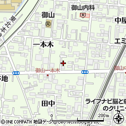 福島県福島市御山一本木79周辺の地図