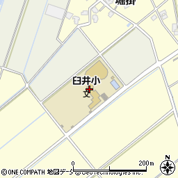 新潟市立臼井小学校周辺の地図