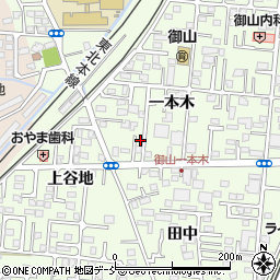 福島県福島市御山一本木71-8周辺の地図
