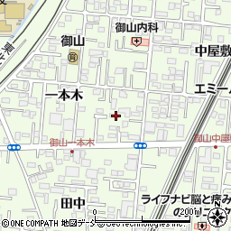 福島県福島市御山一本木40周辺の地図