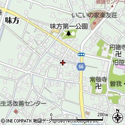 新潟県新潟市南区味方329-1周辺の地図