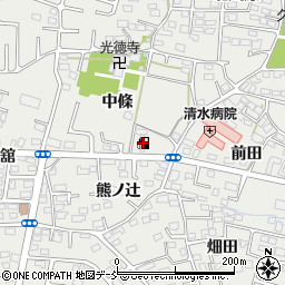 ａｐｏｌｌｏｓｔａｔｉｏｎスーパーセルフ福島清水ＳＳ周辺の地図
