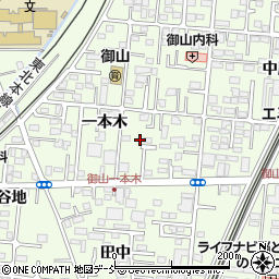 福島県福島市御山一本木46-2周辺の地図