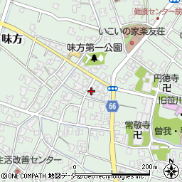新潟県新潟市南区味方354-1周辺の地図
