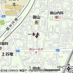 福島県福島市御山一本木49-8周辺の地図