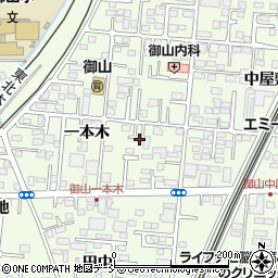 福島県福島市御山一本木43周辺の地図