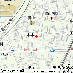福島県福島市御山一本木47周辺の地図