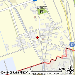 新潟県新潟市秋葉区下新232-1周辺の地図