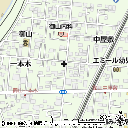 福島県福島市御山一本木34周辺の地図