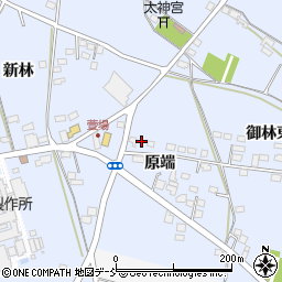 福島県福島市笹木野原端周辺の地図