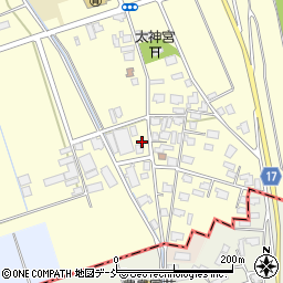 新潟県新潟市秋葉区下新232周辺の地図