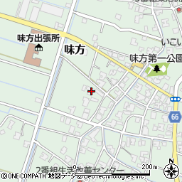 新潟県新潟市南区味方304周辺の地図