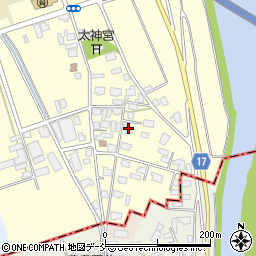 新潟県新潟市秋葉区下新31周辺の地図