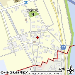 新潟県新潟市秋葉区下新549周辺の地図