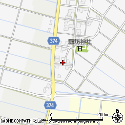 新潟県新潟市西蒲区真田686周辺の地図