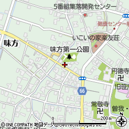 新潟県新潟市南区味方624-3周辺の地図