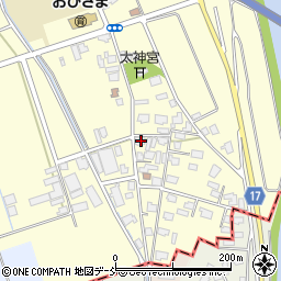 新潟県新潟市秋葉区下新49周辺の地図