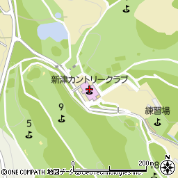 新津カントリークラブレストラン周辺の地図