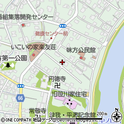 新潟県新潟市南区味方671-1周辺の地図