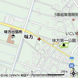 新潟県新潟市南区味方377周辺の地図