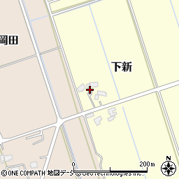 新潟県新潟市秋葉区下新279周辺の地図