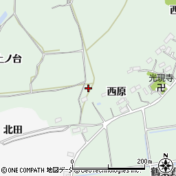 福島県相馬市柏崎西原周辺の地図