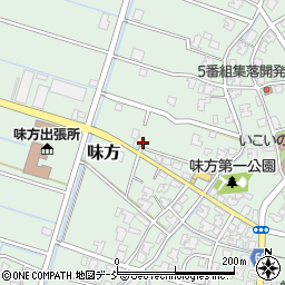 新潟県新潟市南区味方389-2周辺の地図