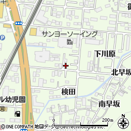 福島県福島市御山中川原103-1周辺の地図