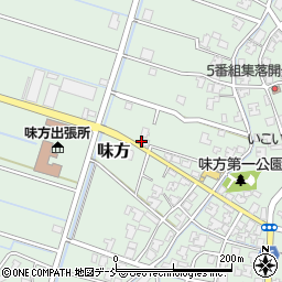 新潟県新潟市南区味方387-4周辺の地図