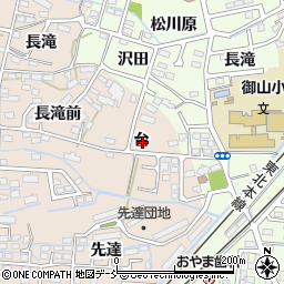 福島県福島市泉台周辺の地図