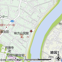 新潟県新潟市南区味方699周辺の地図