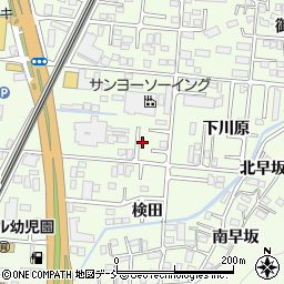 福島県福島市御山中川原103周辺の地図