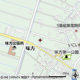 新潟県新潟市南区味方387-1周辺の地図