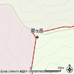 菱ケ岳周辺の地図